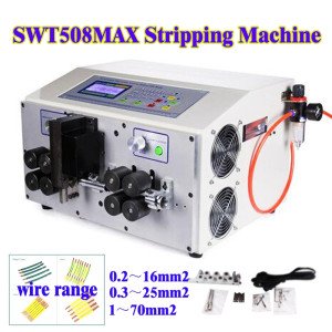 1000W SWT508MAX Full Auto Stripper, 0.2 - 70mm², 8-Wheel Kit, Cut Wires - Product Image