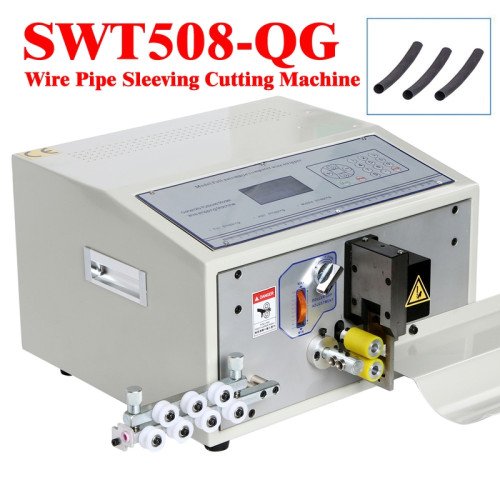 220V/110V SWT508QG Auto Comp Wire Pipe Sleeving Cutter - Product Image