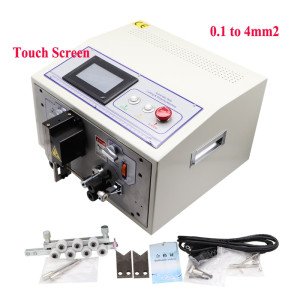 220V/110V SWT-508SD/S 0.1 - 4mm² Auto Comp Stripper, Touch Screen - Product Image