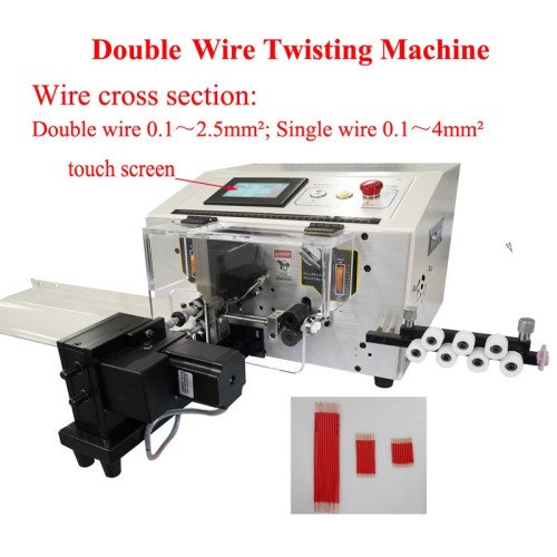 350W SWT508-NX2/S Auto Double Wire Twister, Touch Screen, 0.1 - 4mm² Strip/Peel/Cut - Product Image